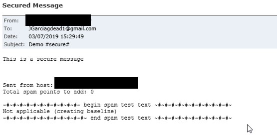 Secured Message